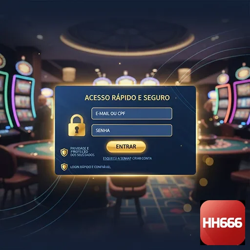 Ilustração de Aproveite promoções e saques rápidos com hh666